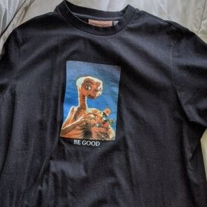 Lazy Oaf x E.T. black t shirt
